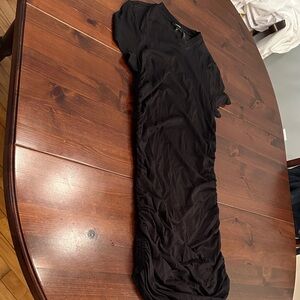 Theory Jet Black Crew Neck Tee